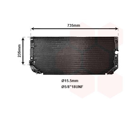 Condenser, air conditioning 53005279 International Radiators, Image 2