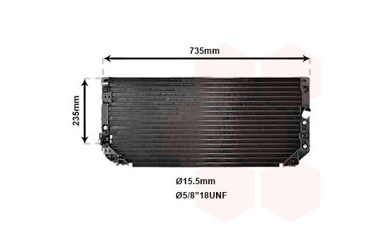 Condenser, air conditioning 53005279 International Radiators, Image 2