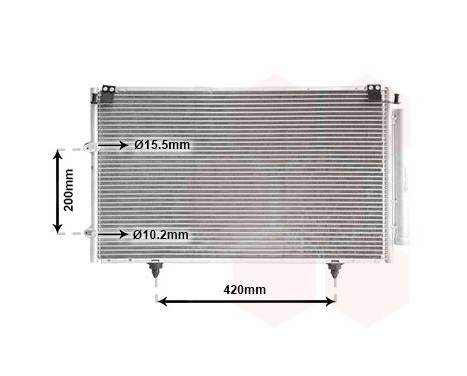 Condenser, air conditioning 53005319 International Radiators, Image 2