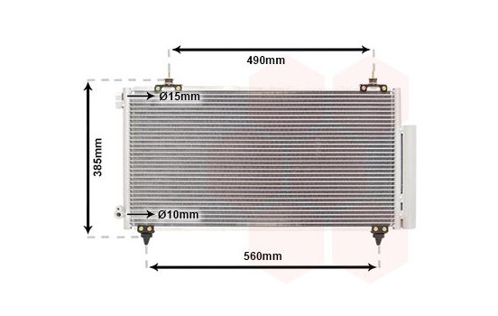 Condenser, air conditioning 53005381 International Radiators, Image 2