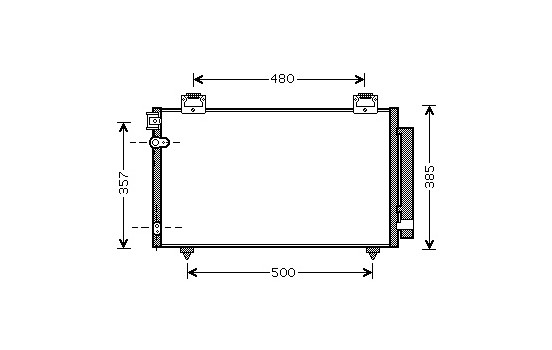 Condenser, air conditioning 53005392 International Radiators