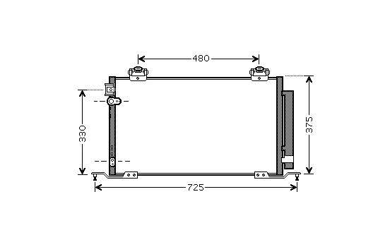 Condenser, air conditioning 53005393 International Radiators