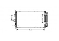 Condenser, air conditioning 53005395 International Radiators