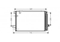 Condenser, air conditioning 53005409 International Radiators
