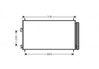 Condenser, air conditioning 53005410 International Radiators