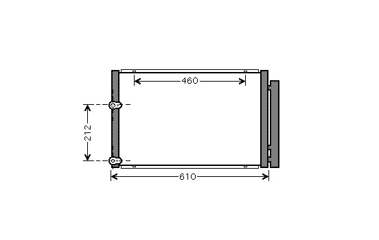 Condenser, air conditioning 53005429 International Radiators