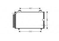 Condenser, air conditioning 53005594 International Radiators
