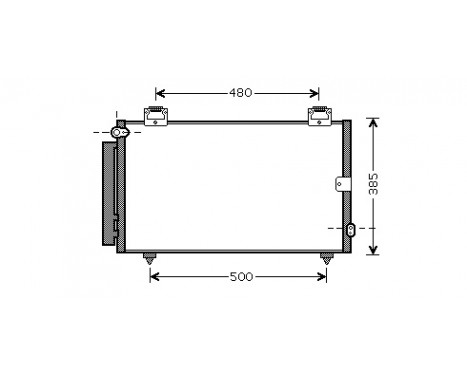 Condenser, air conditioning 53005594 International Radiators