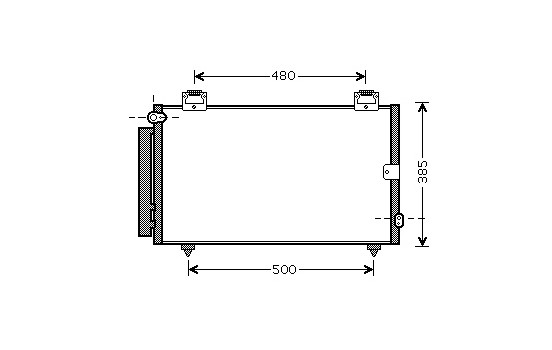 Condenser, air conditioning 53005594 International Radiators