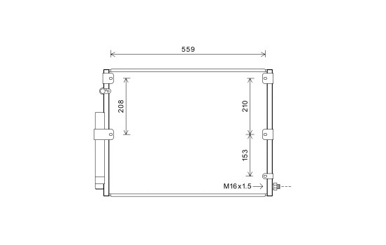 Condenser, air conditioning 53005617 International Radiators
