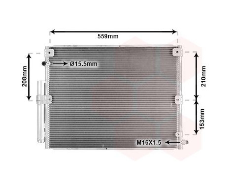 Condenser, air conditioning 53005617 International Radiators, Image 2