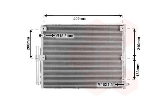 Condenser, air conditioning 53005617 International Radiators, Image 2