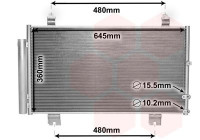 Condenser, air conditioning 53005653 International Radiators