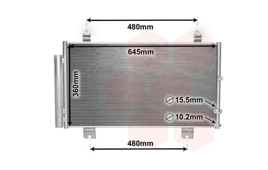 Condenser, air conditioning 53005653 International Radiators