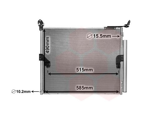 Condenser, air conditioning 53005655 International Radiators