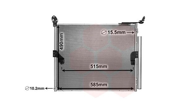 Condenser, air conditioning 53005655 International Radiators