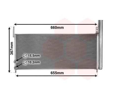 Condenser, air conditioning 53005692 International Radiators