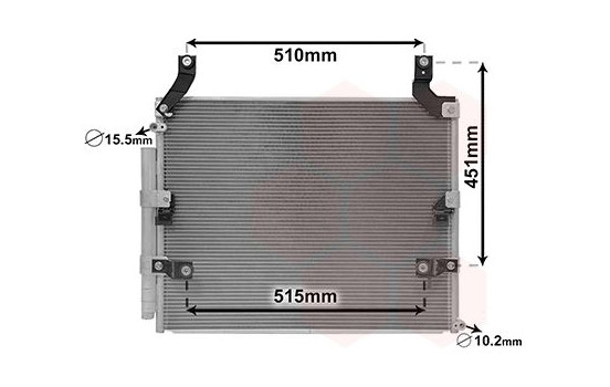 Condenser, air conditioning 53005697 International Radiators