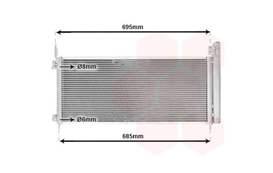 Condenser, air conditioning 53005786 International Radiators