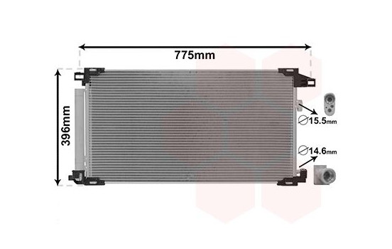 Condenser, air conditioning 53015703 International Radiators