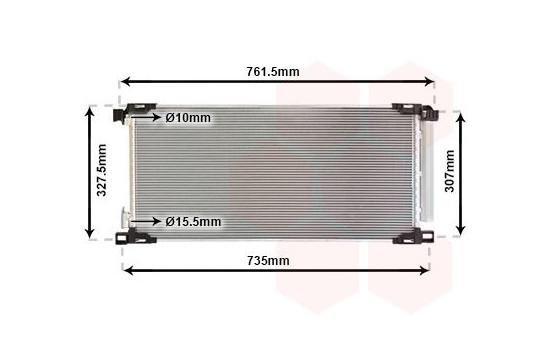 Condenser, air conditioning 53015704 International Radiators