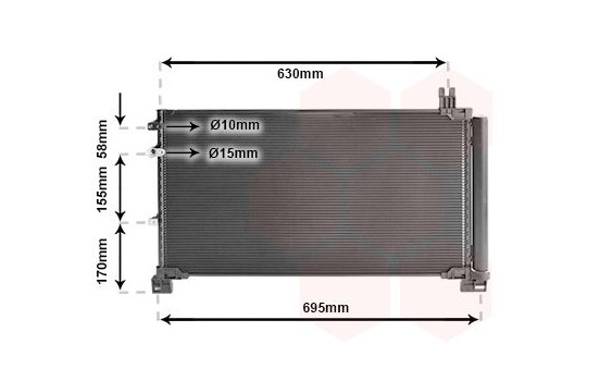 Condenser, air conditioning 53015706 International Radiators