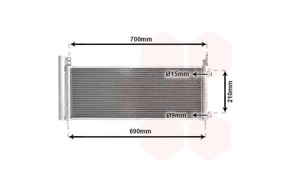 Condenser, air conditioning 53015708 International Radiators