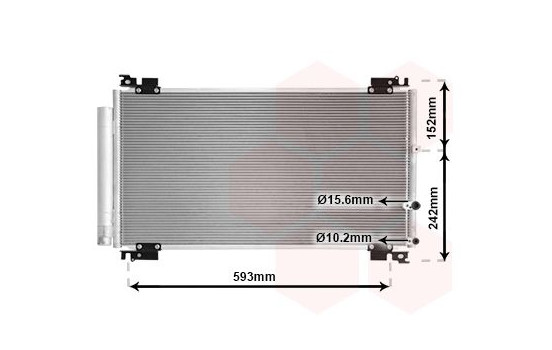 Condenser, air conditioning 56015702 International Radiators