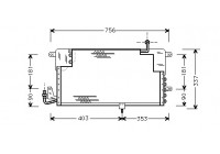 Condenser, air conditioning 58005141 International Radiators
