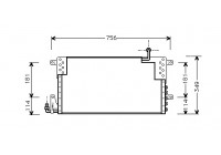 Condenser, air conditioning 58005161 International Radiators