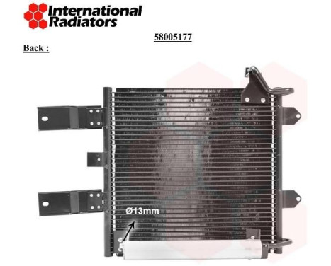 Condenser, air conditioning 58005177 International Radiators, Image 3
