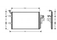 Condenser, air conditioning 58005181 International Radiators