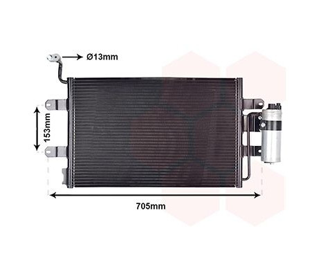 Condenser, air conditioning 58005181 International Radiators, Image 2