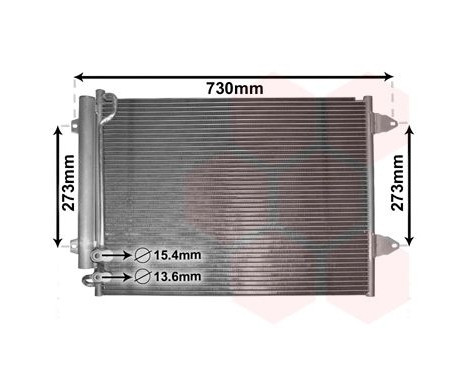 Condenser, air conditioning 58005225 International Radiators, Image 2