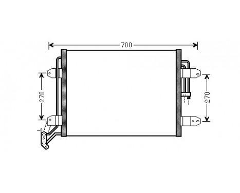 Condenser, air conditioning 58005291 International Radiators