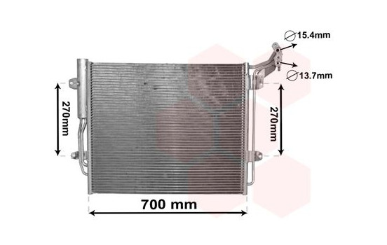 Condenser, air conditioning 58005324 International Radiators