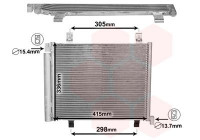 Condenser, air conditioning 58005327 International Radiators