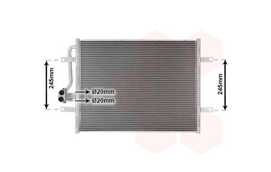 Condenser, air conditioning 58015702 International Radiators