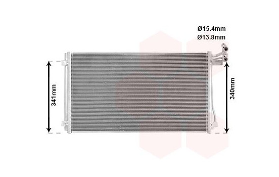 Condenser, air conditioning 58015703 International Radiators