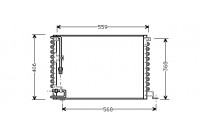 Condenser, air conditioning 59005073 International Radiators
