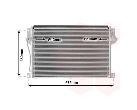 Condenser, air conditioning 59005077 International Radiators, Image 2