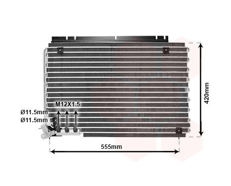 Condenser, air conditioning 59005090 International Radiators, Image 2