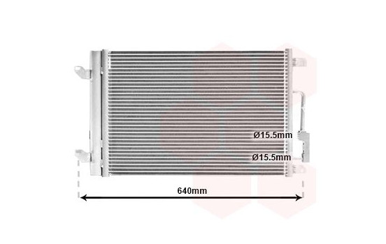 Condenser, air conditioning 73005090 International Radiators, Image 2