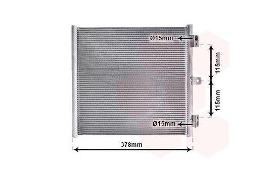 Condenser, air conditioning 74015704 International Radiators