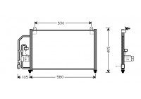 Condenser, air conditioning 81005012 International Radiators