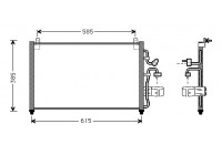 Condenser, air conditioning 81005013 International Radiators
