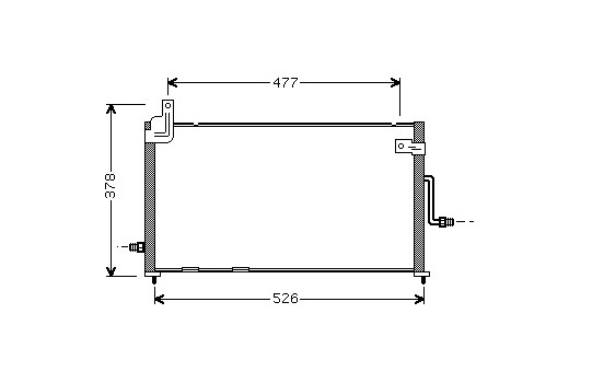 Condenser, air conditioning 81005044 International Radiators