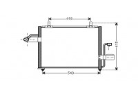 Condenser, air conditioning 81005084 International Radiators