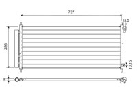 Condenser, air conditioning 812718 Valeo