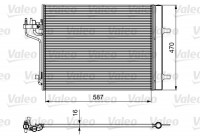 Condenser, air conditioning 814021 Valeo